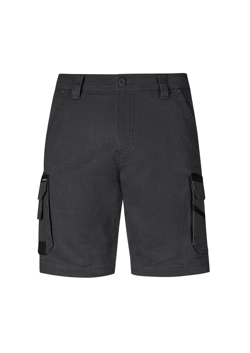 Load image into Gallery viewer, Syzmik Streetworx Heritage Short featuring durable canvas weave, slim fit, and multiple functional pockets, ideal for robust work environments and active safety needs.