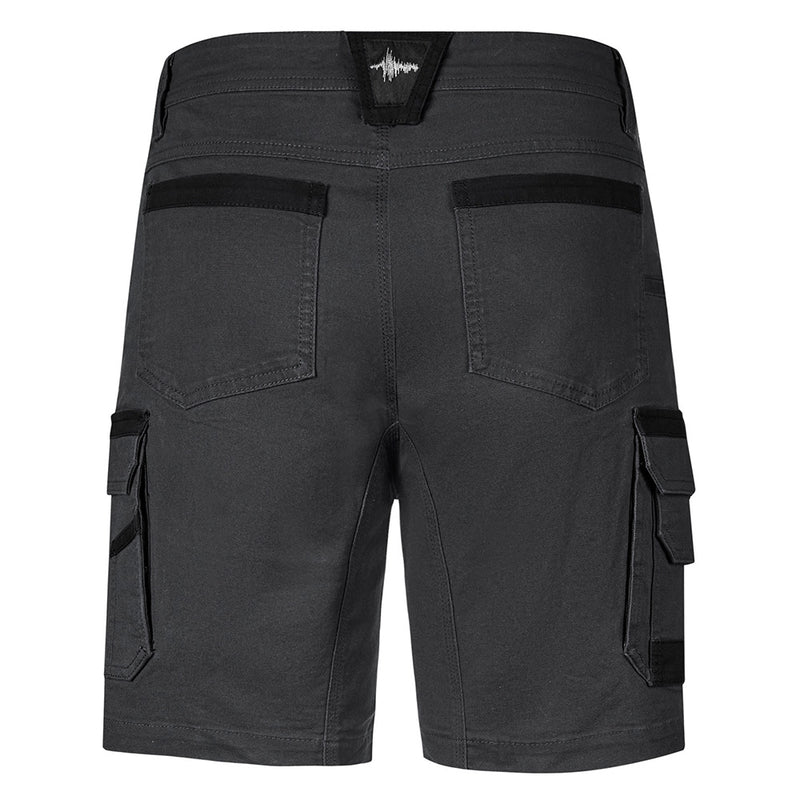 Load image into Gallery viewer, Syzmik Streetworx Heritage Short featuring durable canvas weave, triple-stitched crotch, and multiple pockets, including cargo, ruler, and mobile phone pockets, designed for tough work conditions and enhanced comfort.