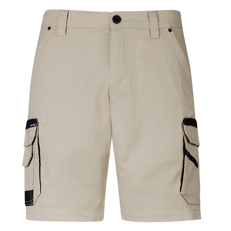 Load image into Gallery viewer, Syzmik Streetworx Heritage Short featuring a durable canvas weave, slim fit, and multiple functional pockets, designed for active work environments. Ideal for workplace safety and comfort.