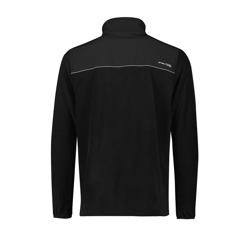 Load image into Gallery viewer, Syzmik Streetworx Lightweight 1/4 Zip Polar Fleece featuring soft polar fleece fabric with upper back reinforcement, one chest pocket, and two front hip pockets, all with zip closures, and reflective branding.
