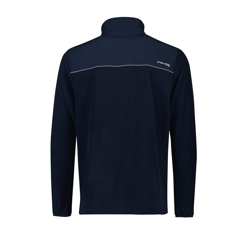 Load image into Gallery viewer, Syzmik Streetworx Lightweight 1/4 Zip Polar Fleece features a soft, 100% polyester polar fleece with upper back reinforcement, zippered chest and hip pockets, and reflective branding, ideal for safety-focused work environments.