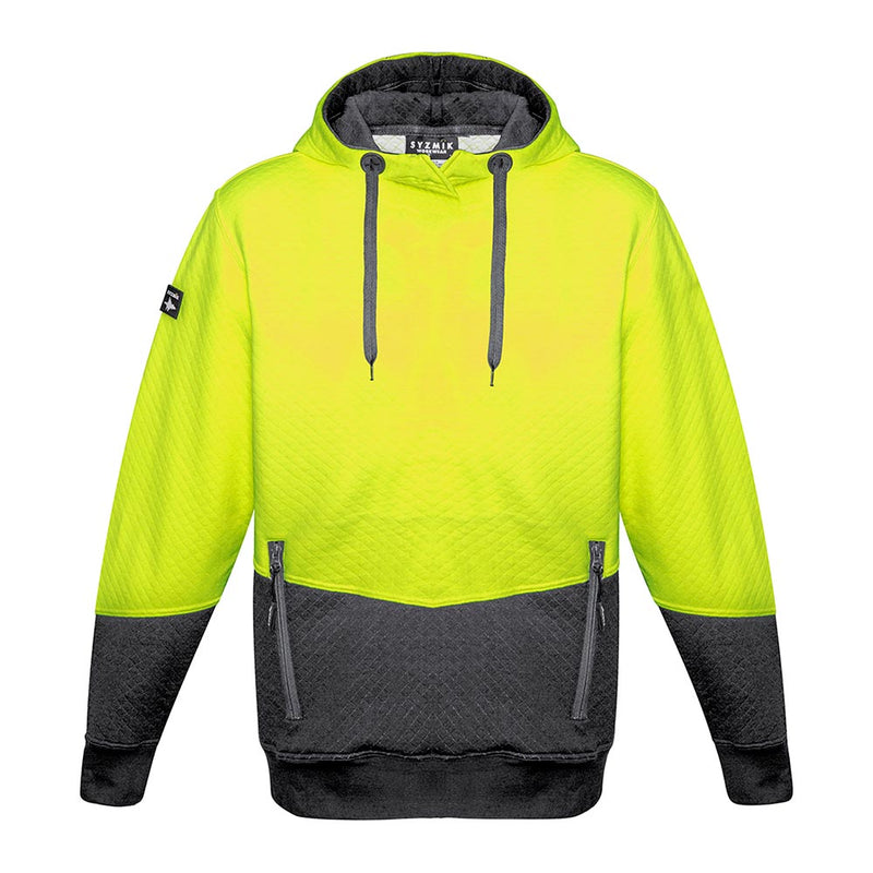 Load image into Gallery viewer, Syzmik Hi Vis Textured Jacquard Hoodie