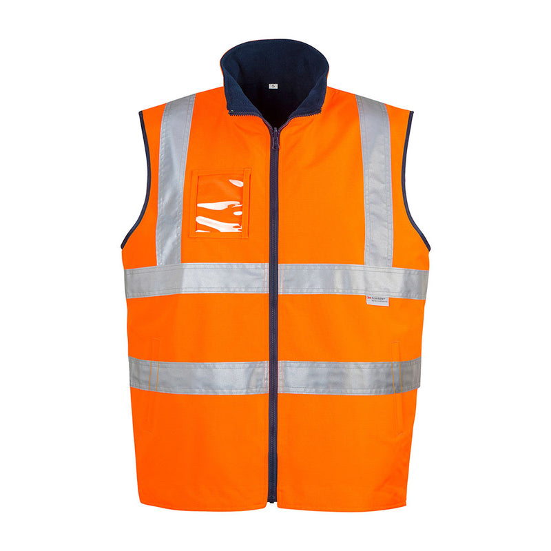 Load image into Gallery viewer, Syzmik Hi Vis Lightweight Taped Fleece Lined Vest