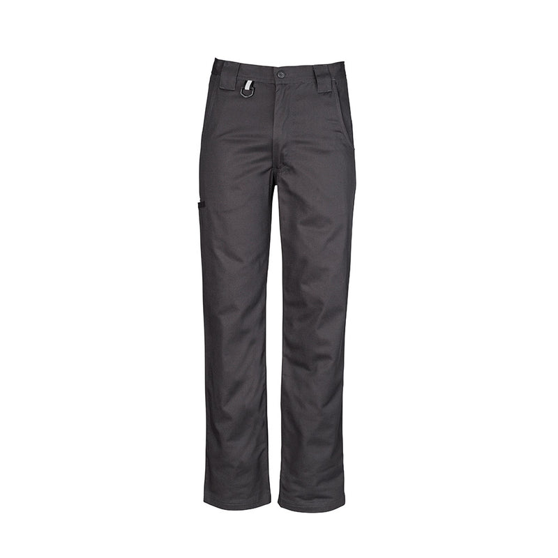 Load image into Gallery viewer, Syzmik Mens Utility Pant featuring durable 280 GSM cotton twill, reinforced double layer heel and pocket patches, wide belt loops, and triple stitched seams, ideal for tough work environments.