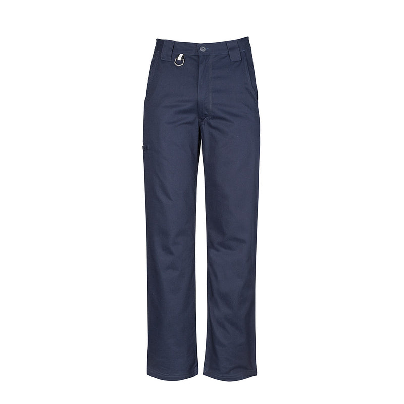 Load image into Gallery viewer, Syzmik Mens Utility Pant, crafted from 100% cotton twill, features reinforced heel and pocket patches, wide belt loops, and triple-stitched seams, embodying durability and practicality for workplace safety.