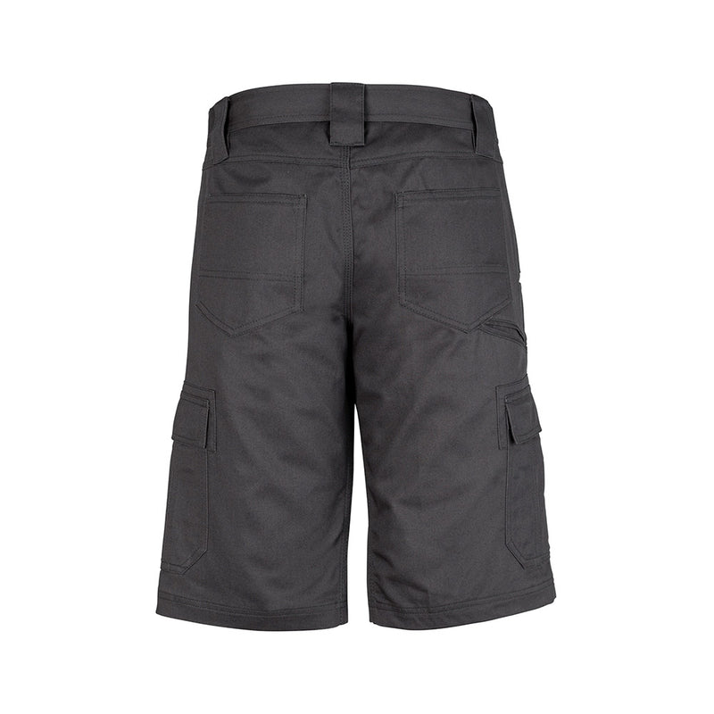 Load image into Gallery viewer, Syzmik Drill Cargo Short featuring a robust design with multiple pockets, wide belt loops, and triple-stitched seams, ideal for work environments; crafted from durable, mid-weight cotton twill for enhanced comfort and toughness.
