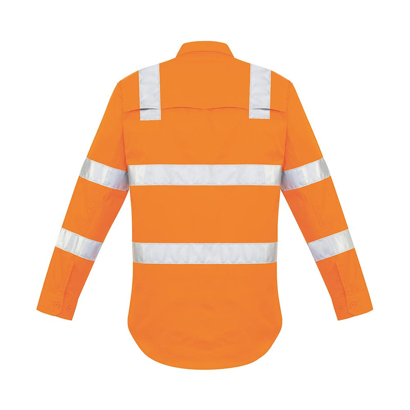 Load image into Gallery viewer, Syzmik Bio Motion Taped Long Sleeve Shirt, Orange