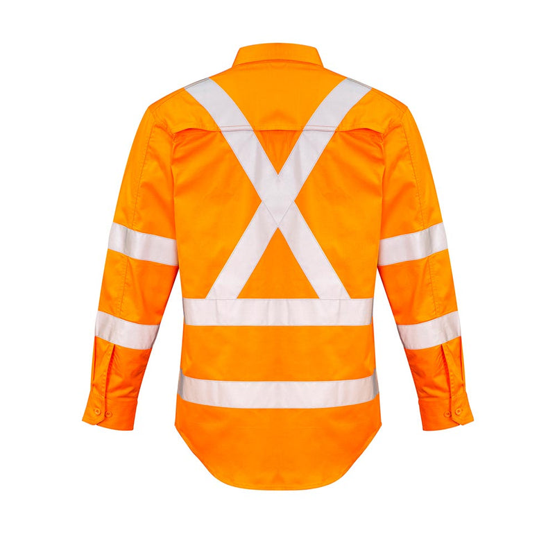 Load image into Gallery viewer, Syzmik Hi Vis X-Back Taped Shirt, Orange