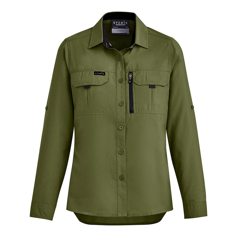 Load image into Gallery viewer, Syzmik Womens Long Sleeve Outdoor Shirt