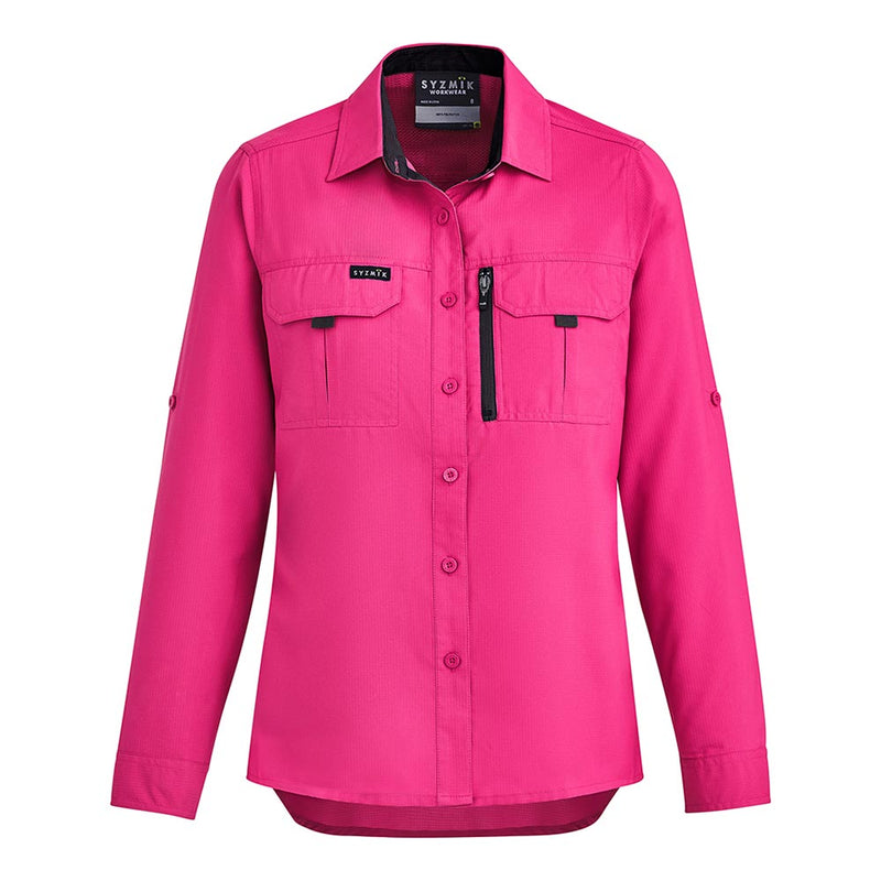 Load image into Gallery viewer, Syzmik Womens Long Sleeve Outdoor Shirt