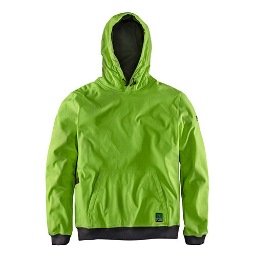 Load image into Gallery viewer, FXD WF-1 Water Resistant Work Hoodie, featuring a hood and designed for wind and water resistance, showcases a three-layer bonded membrane ideal for safety and work environments.