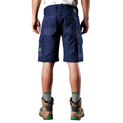 Load image into Gallery viewer, FXD WS1 Original Work Short featuring durable Tensile 280™ cotton canvas with reinforced DURA500™ nylon panels, designed for high performance and abrasion resistance, ideal for safety and work environments.