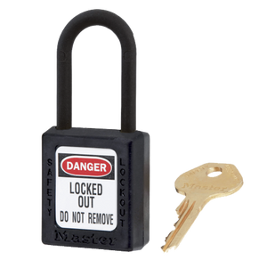 Master Lock 0406 Dielectric Safety Padlock Black image