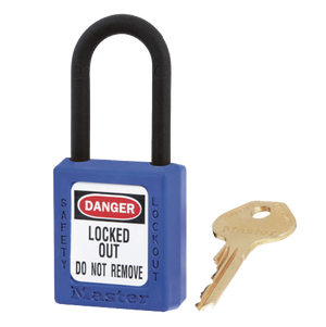 Master Lock 0406 Dielectric Safety Padlock Blue image