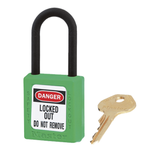 Master Lock 0406 Dielectric Safety Padlock Green image