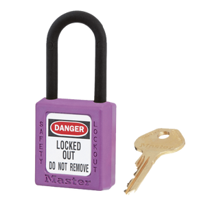 Master Lock 0406 Dielectric Safety Padlock Purple image