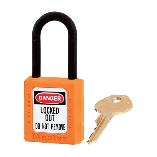 Master Lock 406 Zenex Dielectric Thermoplastic Safety Padlock KD, 38mm