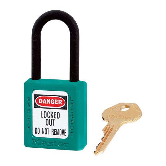 Master Lock 406 Zenex Dielectric Thermoplastic Safety Padlock KD, 38mm