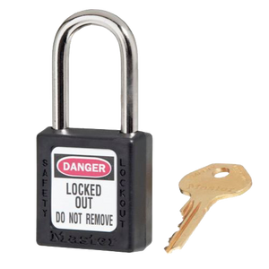 Master Lock 0410 Safety Padlock Black image