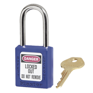 Master Lock 0410 Safety Padlock Blue image