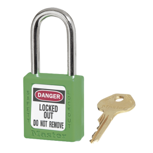 Master Lock 0410 Safety Padlock Green image