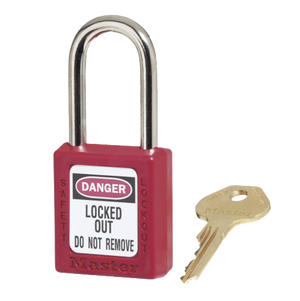 Master Lock 0410 Safety Padlock Red image