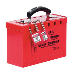 Master Lock Portable Group Lock Box: Red image