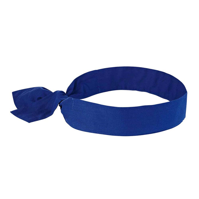 Ergodyne Chill-Its 6700 Evaporative Cooling Bandana, Solid Blue