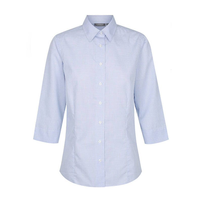 Load image into Gallery viewer, Guildford Women’s Square Textured 3/4 Shirt
