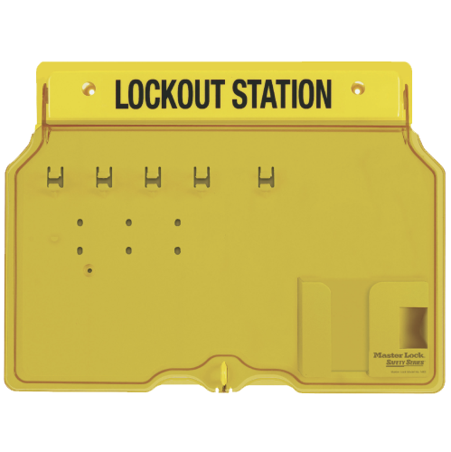 Master Lock Safety Lockout 4 Lock Station