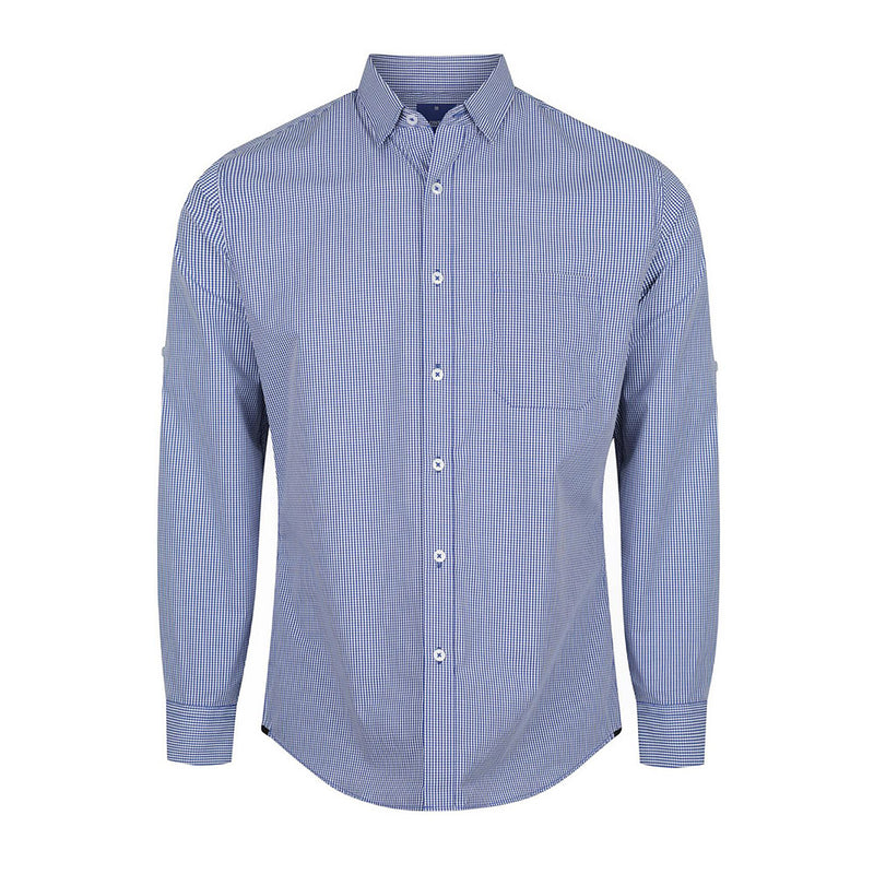 Load image into Gallery viewer, Westgarth Gingham Long Sleeve Slim Fit Shirt
