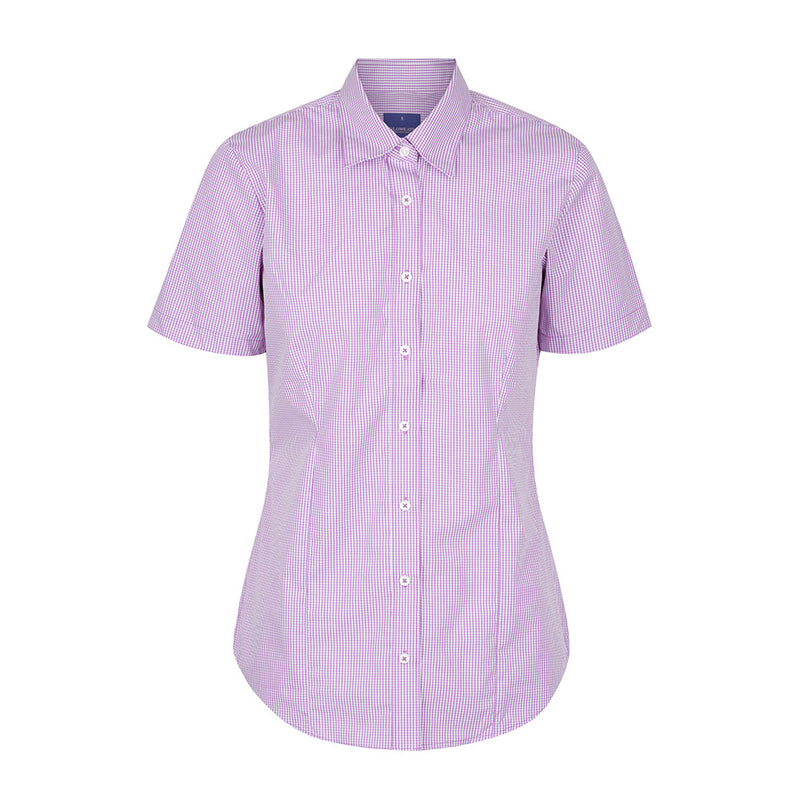 Load image into Gallery viewer, Westgarth Women&#39;s Gingham Short Sleeve Shirt
