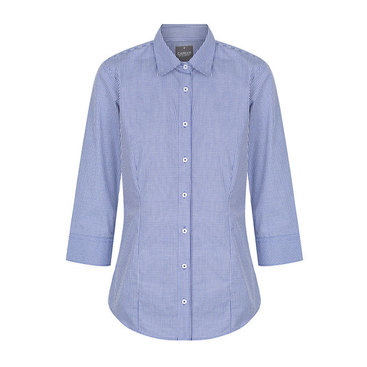 Wesgarth Womens Gingham 3/4 Sleeve Shirt