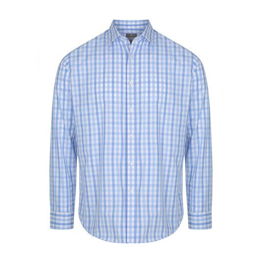 Foxton Mens Tonal Check Long Sleeve Shirt