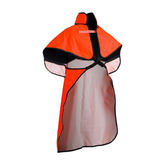 Lined Adjustable Butterfly Cape: Orange
