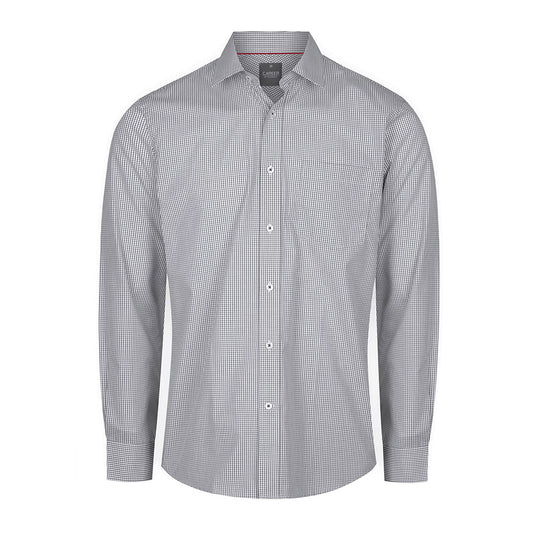 Fawkner Micro Check Long Sleeve Shirt