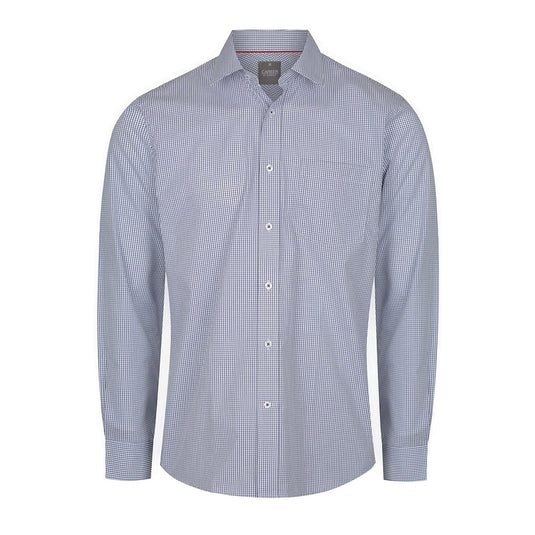 Fawkner Micro Check Long Sleeve Shirt