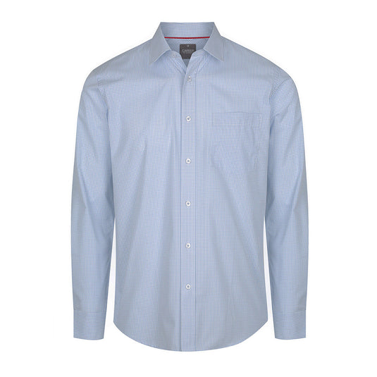 Fawkner Micro Check Long Sleeve Shirt