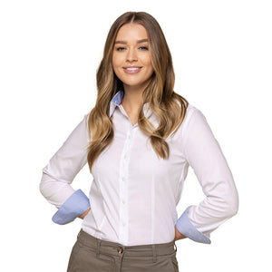 Bradford Womens Fine Oxford Long Sleeve Shirt image