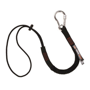 Ergodyne Squids 3105 Single Carabiner Tool Lanyard 6.8kg, Black image