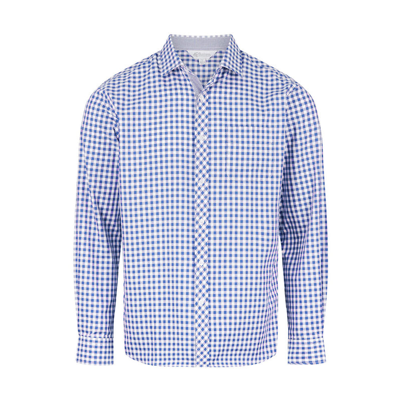 Load image into Gallery viewer, Brighton Mens Long Sleeve Check Shirt
