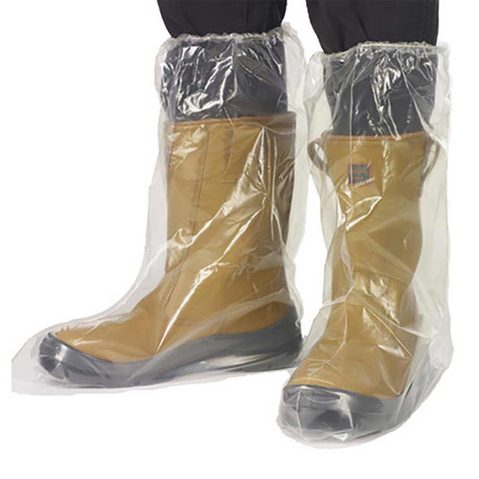 LDPE Waterproof Elasticated Boot Covers, Clear: Carton/500