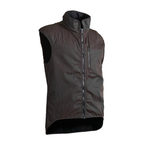 Styx Mill Oilskin Brown Wool Lined Vest image