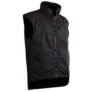 Wax Oilskin Fur Lined Vest image