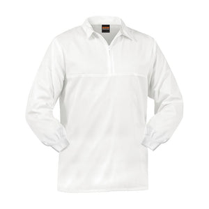 Bison 240gsm Polycotton Food Industry Zip Jerkin, White image