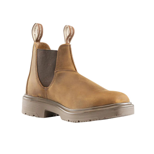Steel Blue Hobart Square Toe Safety Boots, Brown