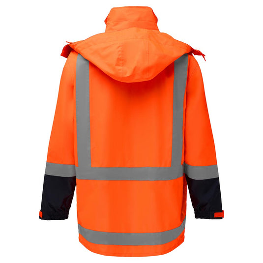 Bison Stamina Essential TTMC-W23 Rain Jacket, Orange