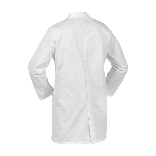 Bison Food Industry Domed Dust Coat, White