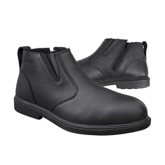 Oliver 38-265 Executive Zip Sided Safety Boot, Black