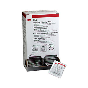 3M 504 Respirator Cleaning Wipes: Box/100 image